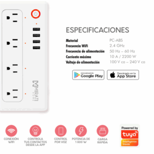 MULTICONTACTO INTELIGENTE MIRATI 4 SOCKETS
